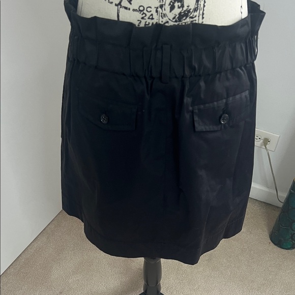 Black Ruffled Mini Skirt - Picture 3 of 3